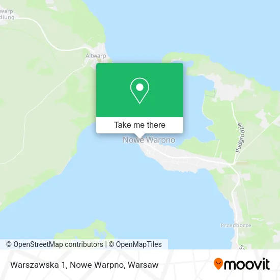 Карта Warszawska 1, Nowe Warpno