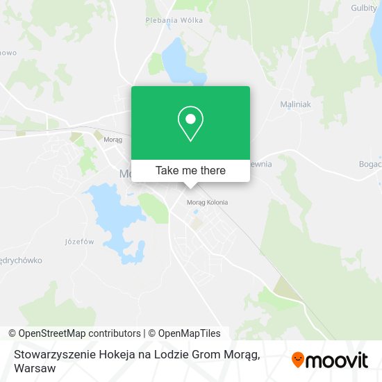 Stowarzyszenie Hokeja na Lodzie Grom Morąg map