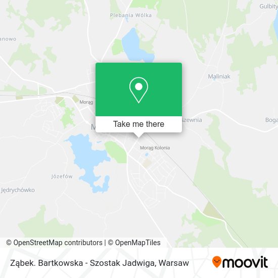 Ząbek. Bartkowska - Szostak Jadwiga map