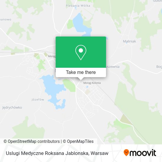 Uslugi Medyczne Roksana Jablonska map