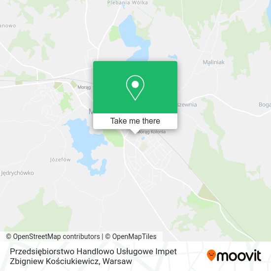 Przedsiębiorstwo Handlowo Usługowe Impet Zbigniew Kościukiewicz map