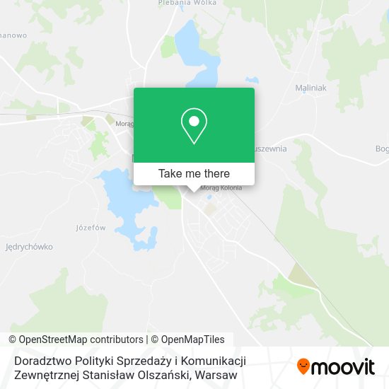 Doradztwo Polityki Sprzedaży i Komunikacji Zewnętrznej Stanisław Olszański map