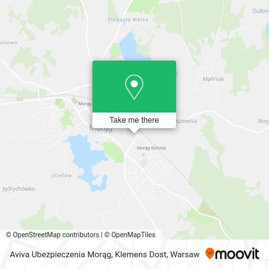 Aviva Ubezpieczenia Morąg, Klemens Dost map