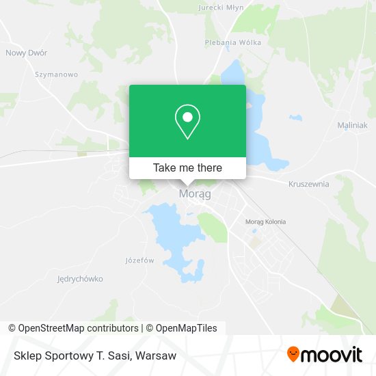 Sklep Sportowy T. Sasi map