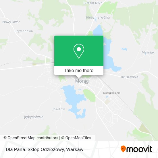 Dla Pana. Sklep Odzieżowy map