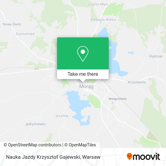 Nauka Jazdy Krzysztof Gajewski map