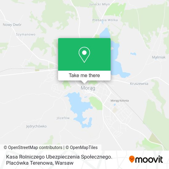 Kasa Rolniczego Ubezpieczenia Społecznego. Placówka Terenowa map