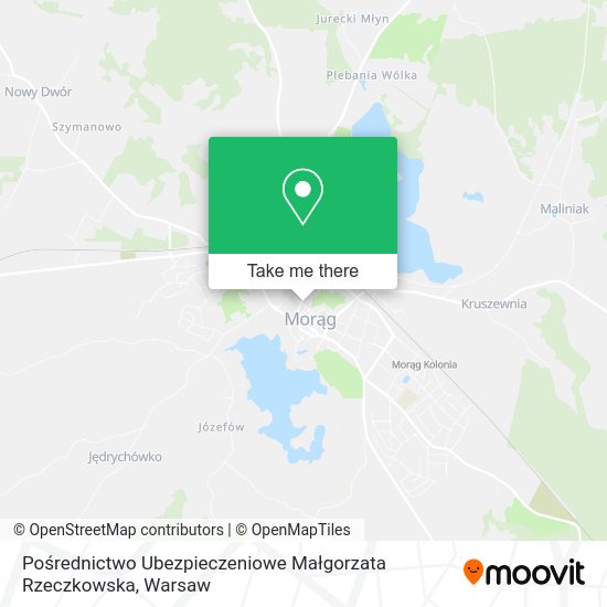 Pośrednictwo Ubezpieczeniowe Małgorzata Rzeczkowska map