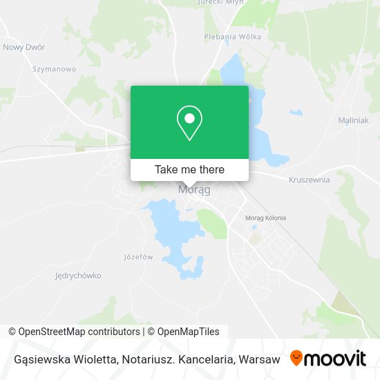 Gąsiewska Wioletta, Notariusz. Kancelaria map