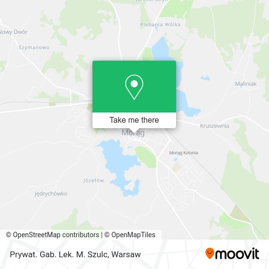 Prywat. Gab. Lek. M. Szulc map