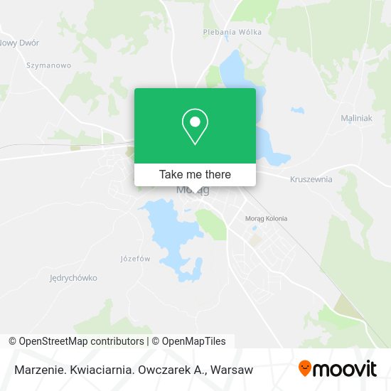 Marzenie. Kwiaciarnia. Owczarek A. map