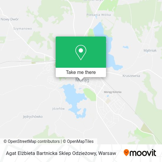 Agat Elżbieta Bartnicka Sklep Odzieżowy map