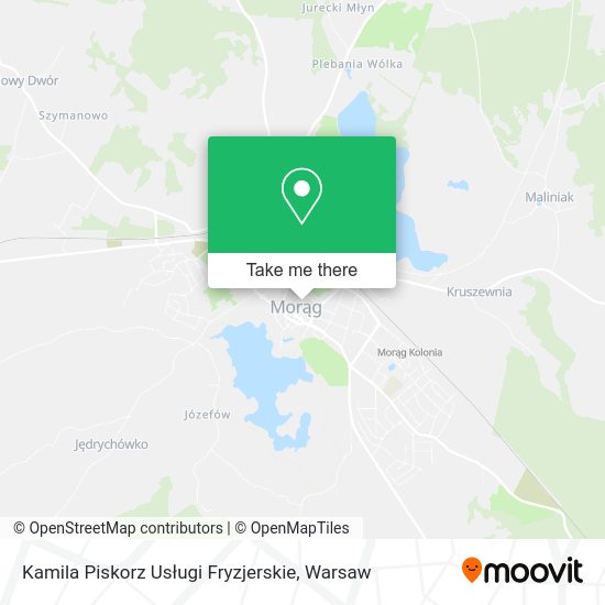 Kamila Piskorz Usługi Fryzjerskie map