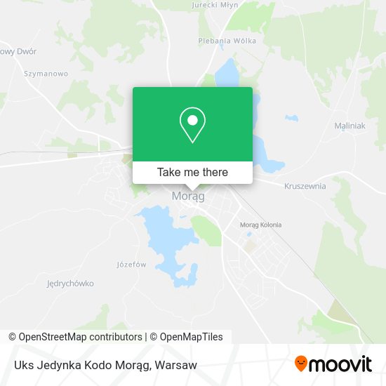 Uks Jedynka Kodo Morąg map