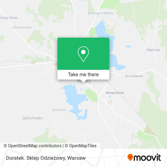 Doratek. Sklep Odzieżowy map