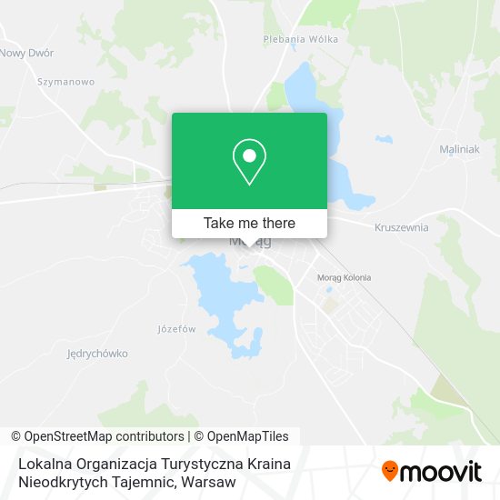 Lokalna Organizacja Turystyczna Kraina Nieodkrytych Tajemnic map