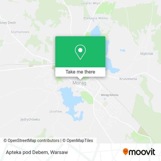 Apteka pod Debem map