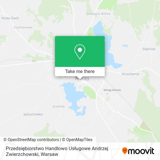 Przedsiębiorstwo Handlowo Usługowe Andrzej Zwierzchowski map