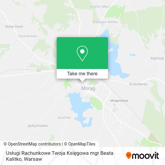 Usługi Rachunkowe Twoja Księgowa mgr Beata Kalitko map