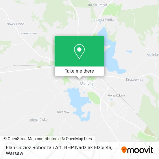 Elan Odzież Robocza i Art. BHP Nadziak Elżbieta map