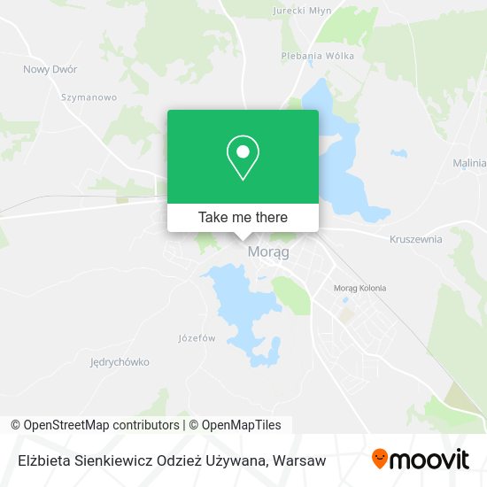 Elżbieta Sienkiewicz Odzież Używana map