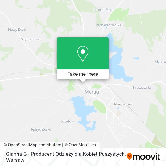 Gianna G - Producent Odzieży dla Kobiet Puszystych map