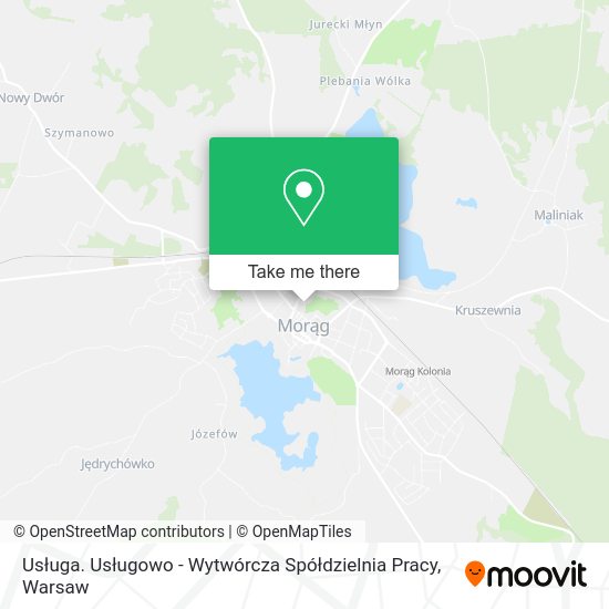 Usługa. Usługowo - Wytwórcza Spółdzielnia Pracy map