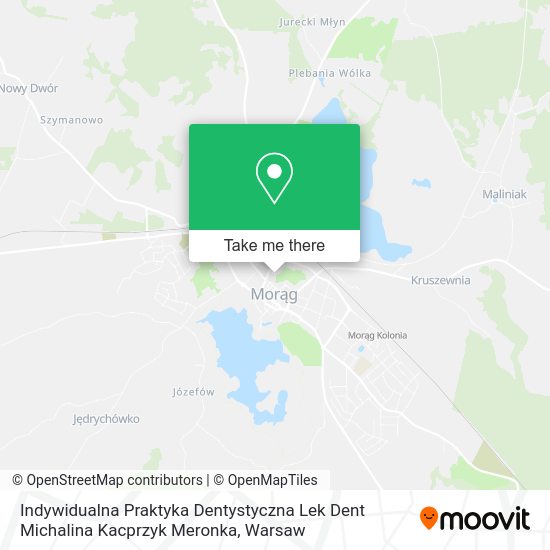 Indywidualna Praktyka Dentystyczna Lek Dent Michalina Kacprzyk Meronka map