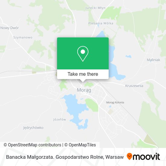 Banacka Małgorzata. Gospodarstwo Rolne map