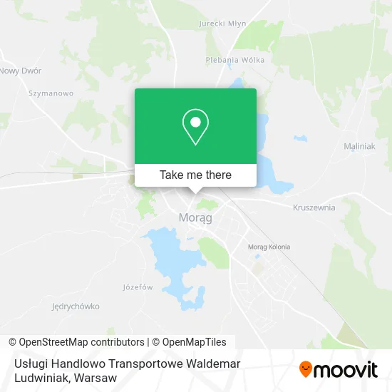 Карта Usługi Handlowo Transportowe Waldemar Ludwiniak