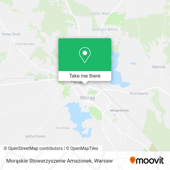 Morąskie Stowarzyszenie Amazonek map