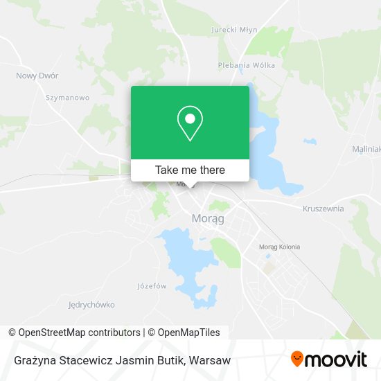 Grażyna Stacewicz Jasmin Butik map