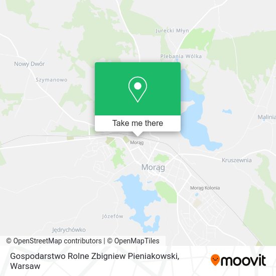 Gospodarstwo Rolne Zbigniew Pieniakowski map