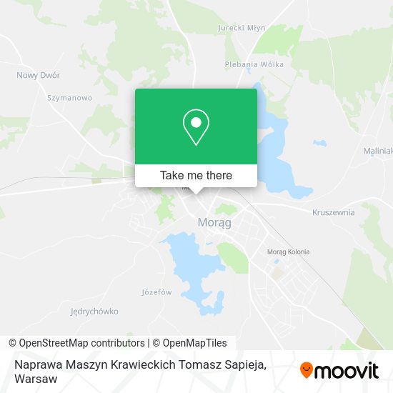 Naprawa Maszyn Krawieckich Tomasz Sapieja map