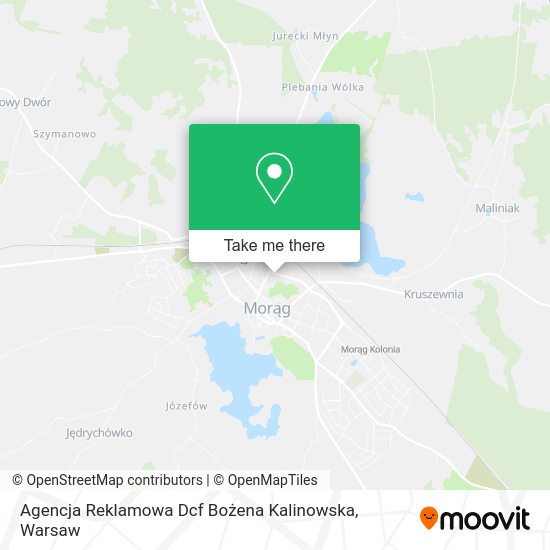 Agencja Reklamowa Dcf Bożena Kalinowska map