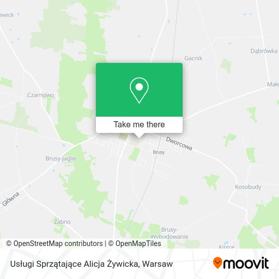 Usługi Sprzątające Alicja Żywicka map