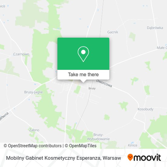 Mobilny Gabinet Kosmetyczny Esperanza map