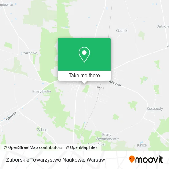 Карта Zaborskie Towarzystwo Naukowe