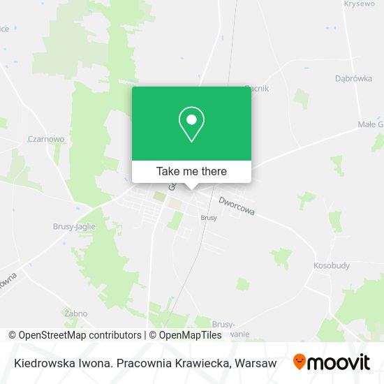 Kiedrowska Iwona. Pracownia Krawiecka map