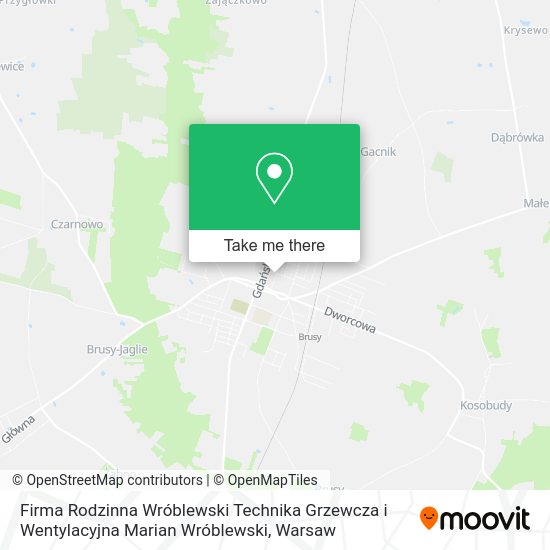 Firma Rodzinna Wróblewski Technika Grzewcza i Wentylacyjna Marian Wróblewski map