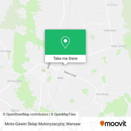 Moto-Gawin Sklep Motoryzacyjny map