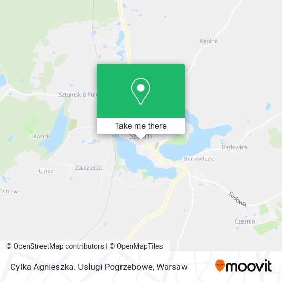 Cylka Agnieszka. Usługi Pogrzebowe map