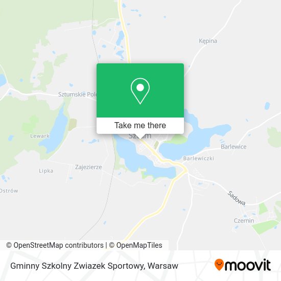 Gminny Szkolny Zwiazek Sportowy map