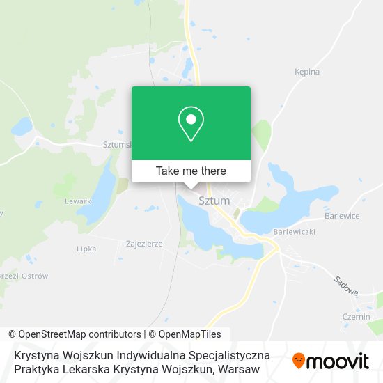 Krystyna Wojszkun Indywidualna Specjalistyczna Praktyka Lekarska Krystyna Wojszkun map