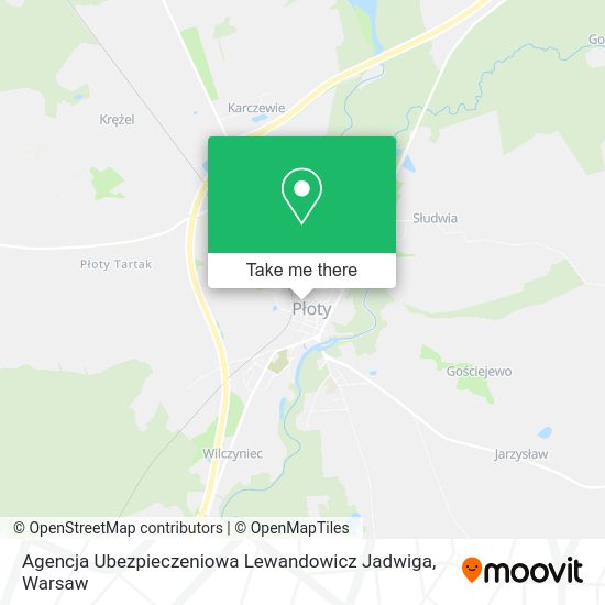 Agencja Ubezpieczeniowa Lewandowicz Jadwiga map