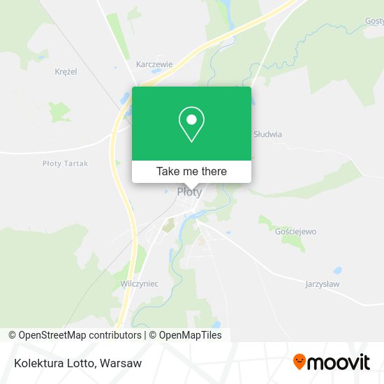 Kolektura Lotto map