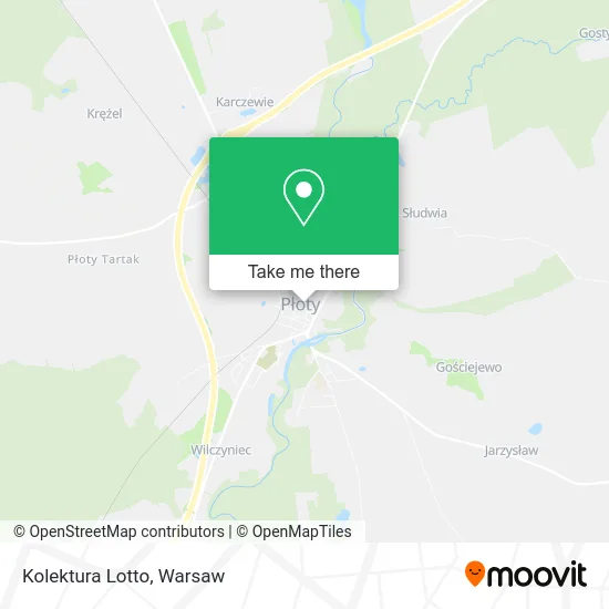 Kolektura Lotto map