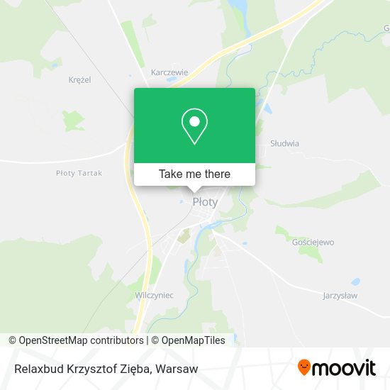 Relaxbud Krzysztof Zięba map