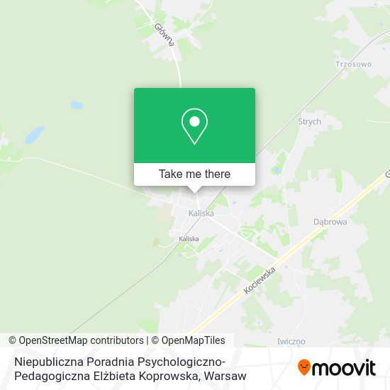 Niepubliczna Poradnia Psychologiczno-Pedagogiczna Elżbieta Koprowska map