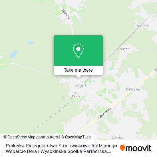 Praktyka Pielegniarstwa Srodowiskowo Rodzinnego Wsparcie Dera i Wysokinska Spolka Partnerska map